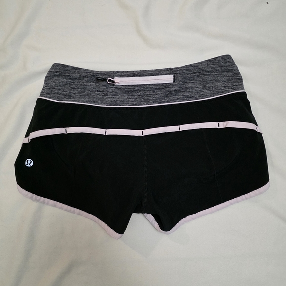 Classic Vintage Lululemon Speed Shorts - Black, Heathered Gray, Baby Pink - Picture 2 of 12